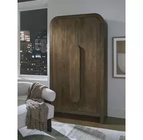 Thoren Medium Brown 2 Door Accent Cabinet