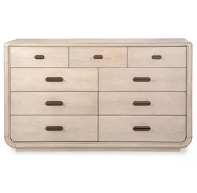 Sunset Cove Sanibel Brown 9 Drawer Dresser