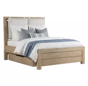 Cornerstone French Oak Panel Bedroom Set with Cushions