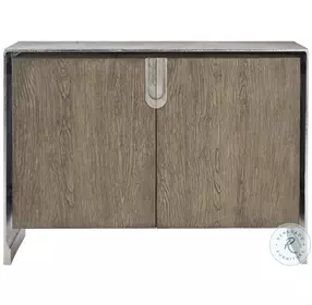 Ellis Shiny Nickel And Tamarind Door Chest