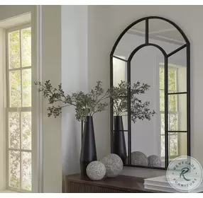 Evengton Black Accent Mirror