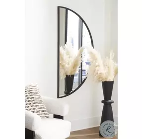 Denlow Black Accent Mirror