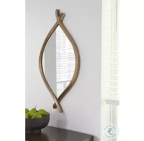 Bartner Antique Gold Finish Accent Mirror