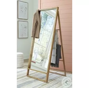Devford Brown Floor Mirror