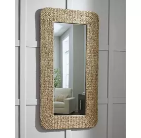 Norigan Natural Rectangular Floor Mirror