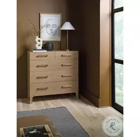 Banyon Bay Light Wood 5 Drawer Dresser
