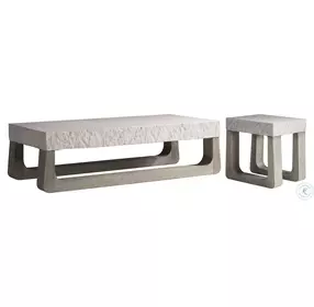 Bristol Sand Grey And Weathered Teak Outdoor Side Table