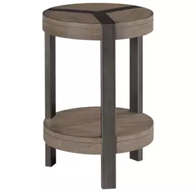 Sandler Gray Round Accent Table