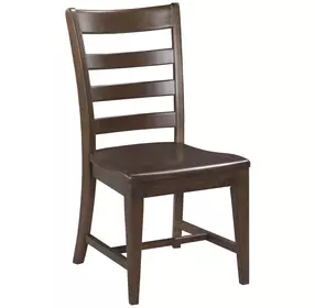 Kafe Mocha Performance Fabric Ladder Back Dining Chair