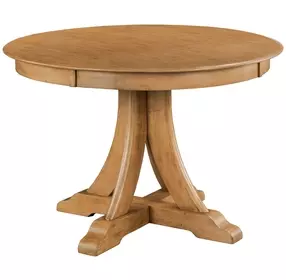 Kafe Cappuccino 44" Round Quad Dining Table