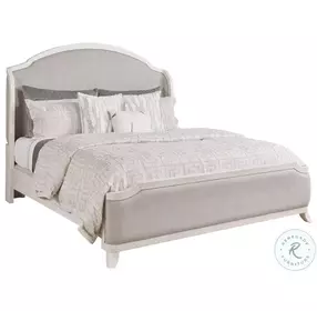 Solace Maris Eggshell Upholstered Shelter Bedroom Set