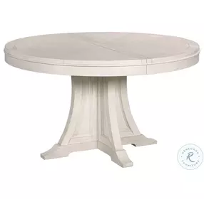 Jolet Eggshell Extendable Round Dining Room Set