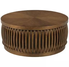 Hidden Treasures Medium Stain Lift Top Occasional Table Set