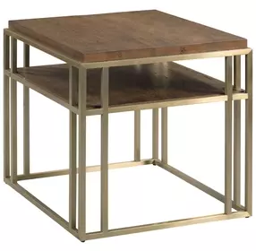 Brighton-Acquisitions Brighton Medium Stain Rectangular End Table