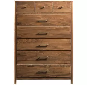 Monogram Walnut Rockwood Medium Stain 8 Drawer Chest