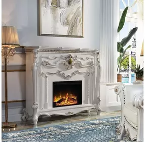 Picardy Antique Pearl Rectangular Electric Fireplace