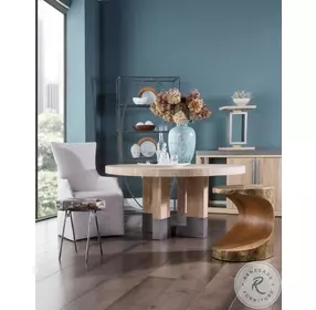 Signature Designs Antique Bronze And Natural Barn Wood Thornton Oval Side Table