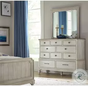 Ashbourne Chiltern Sun Washed Landscape Mirror