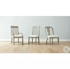 Ashbourne Harborview Driftwood Upholstered Side Chair Set of 2