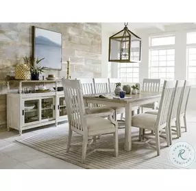 Litchfield Sun Washed And Driftwood Boathouse Extendable Dining Table