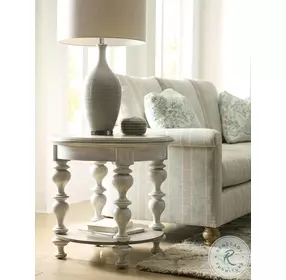 Ashbourne Bramwell Sun Washed And Driftwood End Table