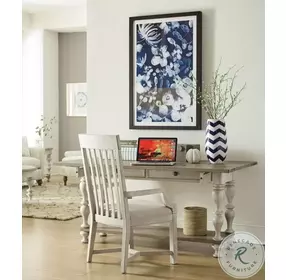 Baja Brown And White Lakeside Flip Top Sofa Table