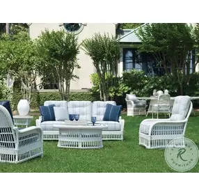 Mainland Tempered Glass And Brown Side Table