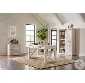 Avondale Farmhouse White 58" Writing Desk