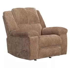 Bronco Plush Tobacco Rocker Recliner