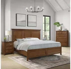 San Mateo Tuscan Queen Panel Bed