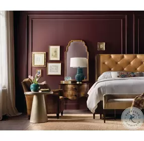 Auburn Grove Satin Brass Spot Table