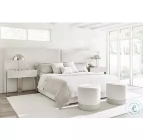 Solaria Grey King Upholstered Dual Wall Panel Bed