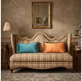 Grand Masterpiece Royal Sienna 78" Settee