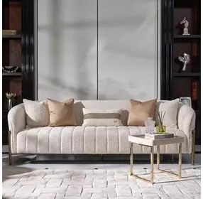 Lisbon Oyster 98" Sofa