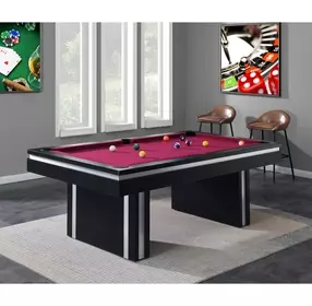 Remy Black and White Billiard Table