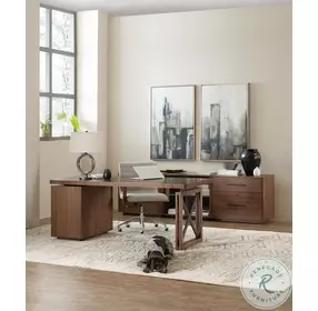 Elon Medium Wood Desk Pedestal