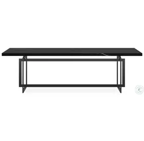 Wish You Were Here Nero Marguia And Brushed Deep Bronze Dining Table