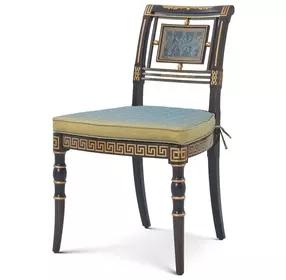 Althorp Blue Upholstered Lavinias Side Chair Set of 2
