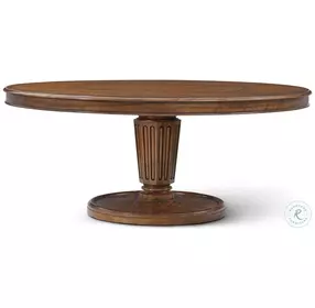 Haddon Heirloom 72" Round Dining Table with Lazy Suzan