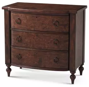 Althorp Victory Oak Brown 3 Drawer Naseby Nightstand