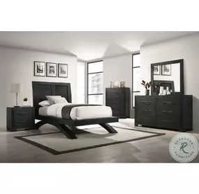 Kenn Black Twin Platform Bed