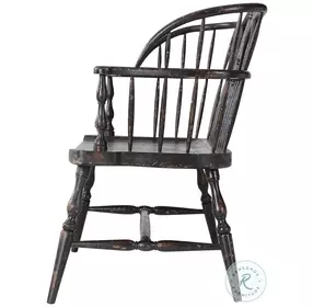 The Hoop Plymouth Brown 47" Back Settee