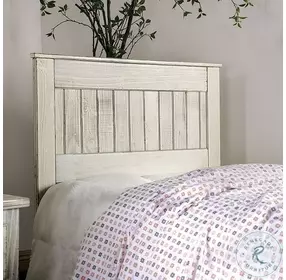Rockwall White Queen Size Headboard