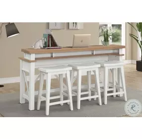 Americana Modern Cotton Everywhere Console Bar Table