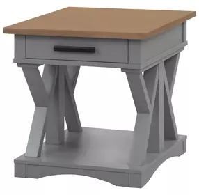 Americana Modern Dove End Table