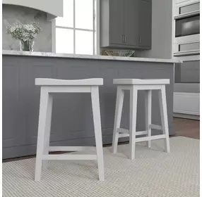 Americana Modern Cotton Counter Stool