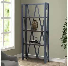 Nantucket Denim Etagere Bookcase