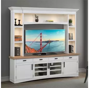 Americana Modern Cotton Entertainment Center