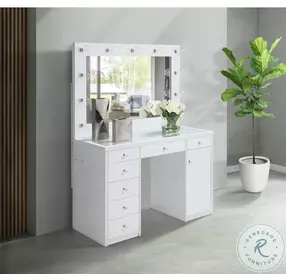 Adeline White 2 Piece Vanity Set