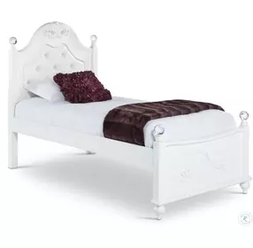 Annie White Youth Upholstered Poster Bedroom Set